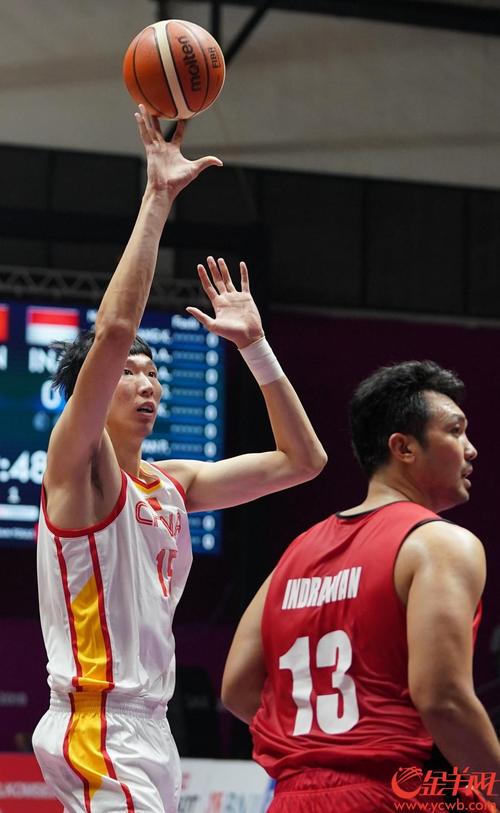 中国男篮vs印尼男篮精彩回放