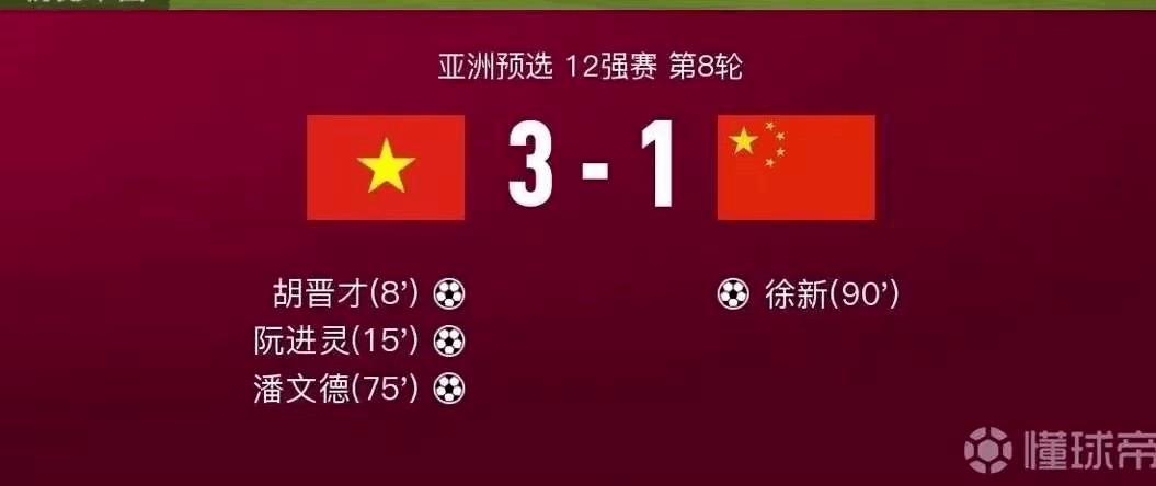 日本对越南足球比分